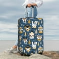 thumbnail image 7 of Hirioo Winter Animal Friends for Travel Luggage Cover Suitcase Protector Fits 18-32 Inch Luggage Wheel Covers Anti-scratch Suitcase Cover (No luggage included)-Medium, 7 of 7