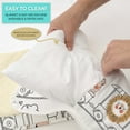 thumbnail image 6 of JumpOff Jo Standard Toddler Nap Mat Sleeping Bag for Preschool, 43 x 21 in - Zoo Train, 6 of 6