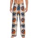 thumbnail image 1 of Fotbe Vintage Botanical Butterfly Art Pantalones de Pijama para Hombre, Pantalones de Dormir, Pantalones de Casa con Cintura Ajustable y Bolsillos-XX-Large, 1 of 6