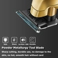 thumbnail image 3 of KEMEI 2293 Professional Hair/Beard Trimmer for Men Zero Gapped Hair Clippers for Barber with T Blade, Cordless Rechargeable, Gold, 3 of 7