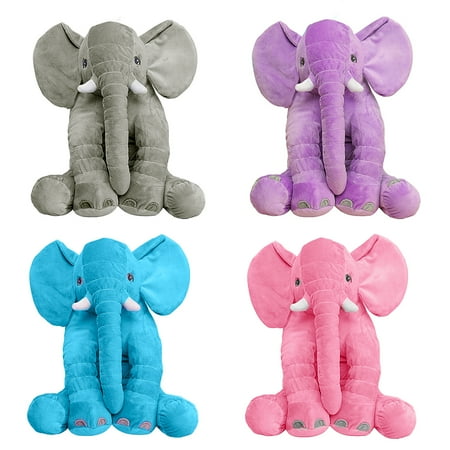 - Elephant Pillow Soft Plush Lovely Cute Long Nose Baby Sleeping Pillow Kids Children Lumbar Cushion Stuffed Doll Birthday Toy Gift