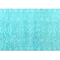 thumbnail image 1 of Ahgly Company Indoor Rectangle Abstract Light Blue Modern Area Rugs, 6' x 9', 1 of 4