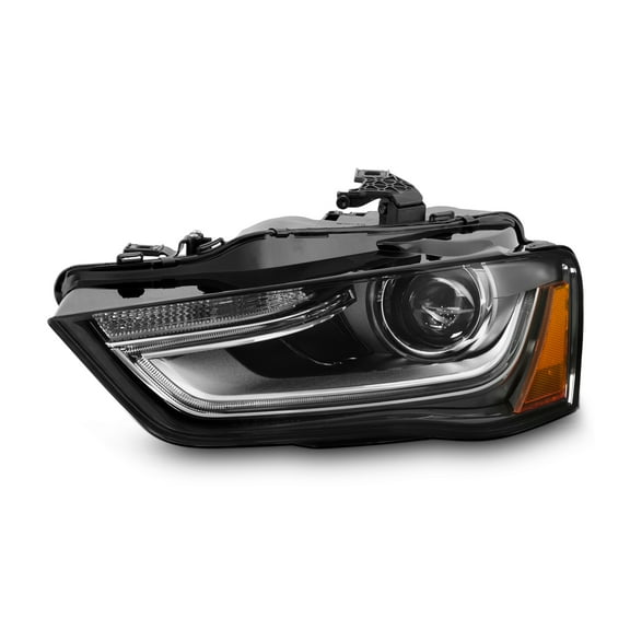 AKKON - Fits 2013-2016 Audi A4 Quattro Allroad S4 [HID/Xenon Type] Non-AFS Projector Chrome Headlight Driver Left Side Headlamp