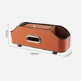thumbnail image 7 of Car Headrest Organizer Backseat Storage Box Durable Large Capacity Phone Stand Stylish Universal with Cup Holders for Road Trips Kids Orange, 7 of 7