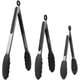 thumbnail image 1 of Pinzas de silicona para alimentos, pinzas con punta de goma, núcleo de acero inoxidable, pinzas de cocina para barbacoa con puntas de silicona, paquete de 3-7,9,12 pulgadas Xemadio ZJWJ439, 1 of 5