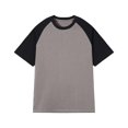 thumbnail image 1 of mfyjkho Tops Casuales Para Mujer, Camiseta De Manga Corta De Color Liso Con Cuello Redondo Para Mujer Tops Y Blusas Para Mujer Xl, 1 of 7