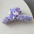 thumbnail image 1 of Diadema Kawaii Kuromi Cinnamoroll My Melody para niña, lazo de felpa, maquillaje, Anillo para el pelo, accesorios para el cabello, regalos, 1 of 4