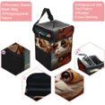 thumbnail image 2 of Cat Retro Car Trash Can: Foldable, with Lid, Leak-proof, Hanging Storage Bag - Trash Can for Car, 2 of 6
