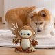 thumbnail image 1 of Juguete chillón para perros, Animal de peluche con chirriadores, animales de peluche calmantes para perros, juguete interactivo para regalo para masco Mono, 1 of 7