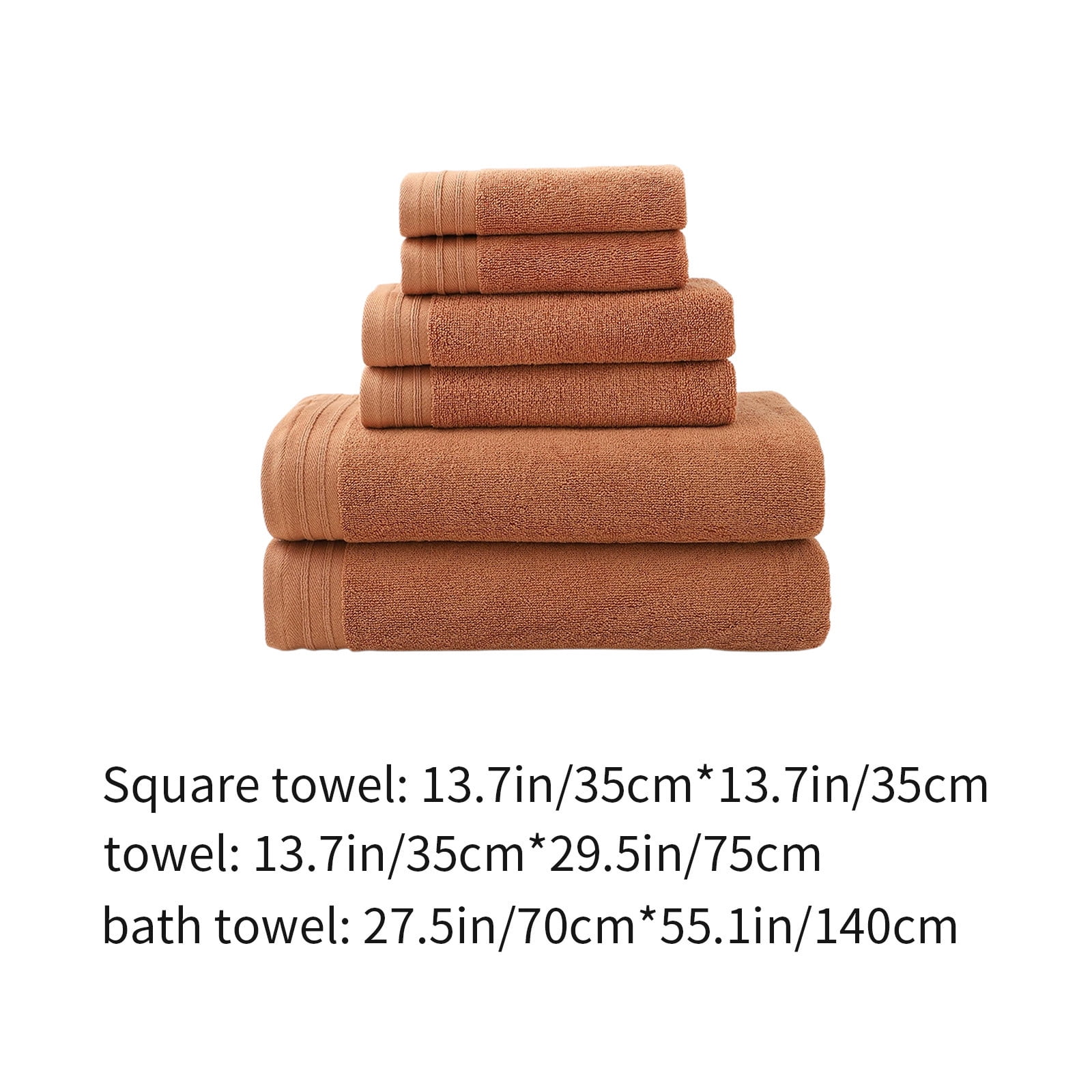 PALIFEUR Bath Towel Set 6pc Luxury Bath Towels Extra Soft Quicker Dry Highly Absorbent Face Towels Cotton Hand Towels for Bathroom Gym Shower Hotel School