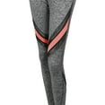 thumbnail image 4 of FashionOutfit Women's Sports Yoga Fitness Workout Front Mesh Insert Stretch Long Leggings, 4 of 4
