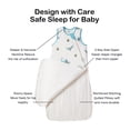 thumbnail image 3 of Saco de Dormir para Bebé Okayinn de Rayón de Bambú 1.0 Tog 0-6 Meses, 3 of 7