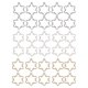 thumbnail image 1 of 30pcs Navidad Bisel Colgantes Hueco Copo de nieve Colgante Marco de resina Colgante, 1 of 5