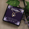 thumbnail image 6 of To My Daughter Never Outgrow my Heart From Dad Forever Necklace w Message Card, 6 of 19