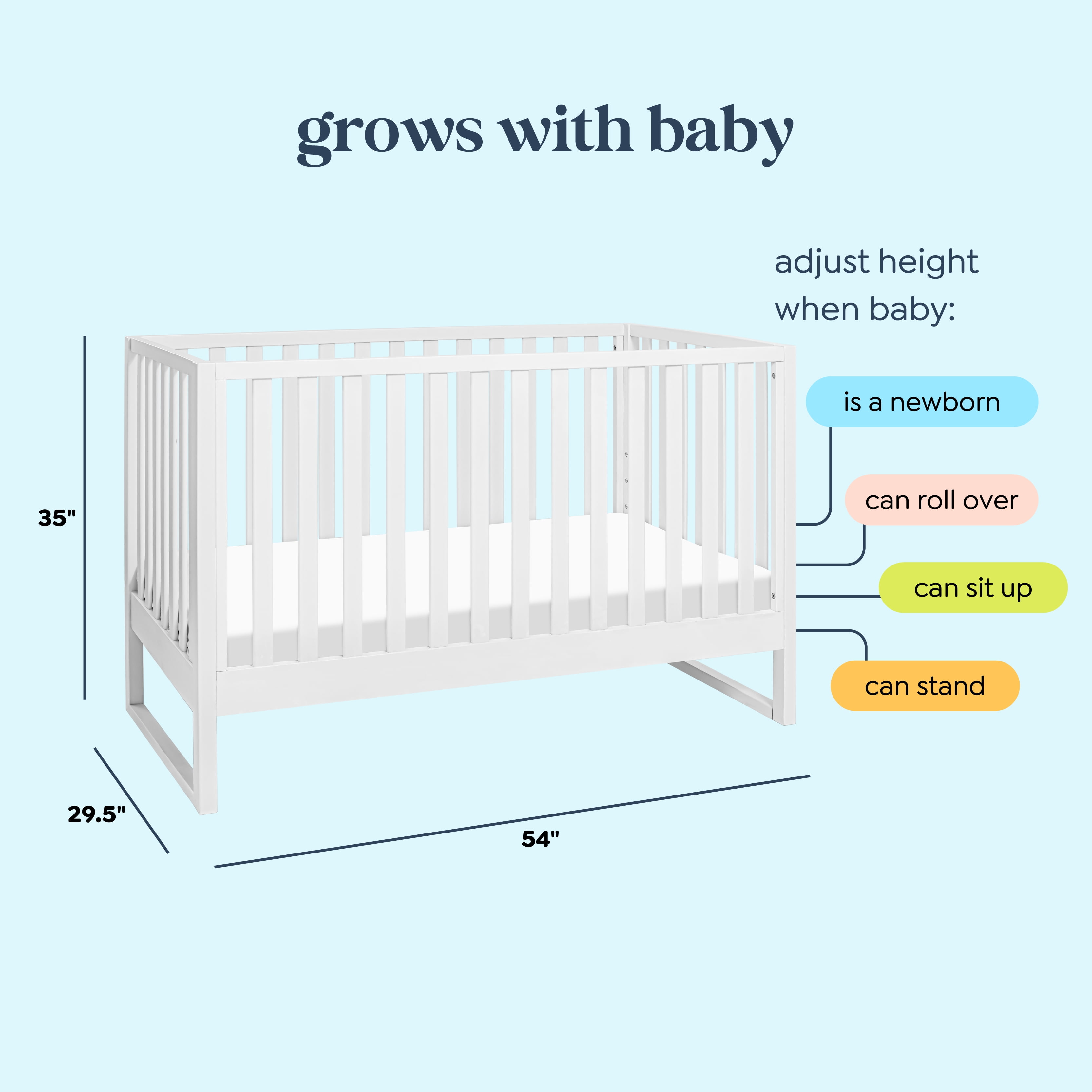 Davinci Hunter 3-in-1 Convertible Crib