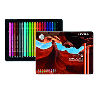 Lyra Rembrandt Polycolor Colored Pencil Set, 36-Colors 