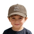 thumbnail image 4 of Kids Embroidered Letters Baseball Cap Adjustable Washed Design Sun Protection Hat for Boys and Girls All Season Khaki 1 Years-8 Years, 4 of 7