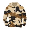 thumbnail image 1 of Sudadera con capucha para hombre, moda de ocio, con estampado de leopardo, suéter con capucha y movimiento, blusa de poliéster para hombre, 1 of 4
