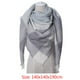 thumbnail image 3 of Qarigey Bufanda grande suave de invierno para mujer, chal envolvente a cuadros, capa a cuadros, bufanda grande Triangular Ropa, zapatos y accesorios Miscelánea gris, 3 of 6