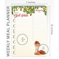 thumbnail image 5 of Inkdotpot Weekly Meal Planner Notepad 7"x10 , "Diet Plan" Magnetic Meal Planning Pad with Tear Off Grocery Shopping List for Fridge- Kitchen & Home - 54 Sheets -S9, 5 of 8