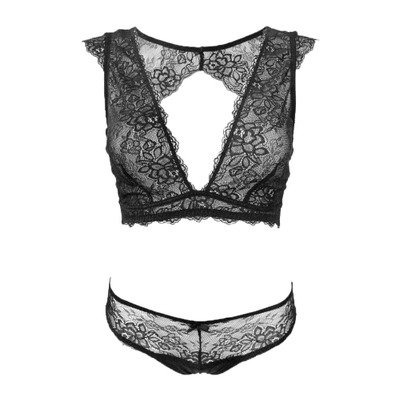 Mutandina Thinge Pizzo ALEGRO Ebony Black – Trasparente E Ricamata - 9017D