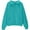 Mint Green, variant on WOYY Little Girls Half Zip Sweatshirt Solid Pullover Long Sleeve Shirt, Sizes 5-6