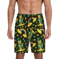 thumbnail image 1 of Fotbe Happy St. Patrick's Day Pantalones Cortos de Pijama para Hombre, Ropa de Dormir, Pantalones de Pijama Cortos para Hombre-Small, 1 of 6