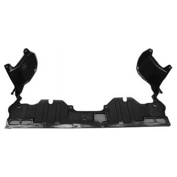 Lower Undercar Engine Shield - Mounts to Radiator Support - Compatible with 2006 - 2011 Honda Civic 2007 2008 2009 2010