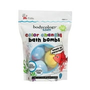 Bodycology Kids Watermelon Color Changing Bath Bomb, 4 Count, 3 oz each