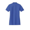 thumbnail image 6 of Port & Co Adult Female Women Plain Short Sleeves Polo Royal Large, 6 of 6