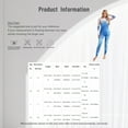 thumbnail image 7 of Sxiwei Women's Fish Scale Print Jumpsuit Mermaid Costume Long Sleeve Back Zipper Bodysuit Unitard Dark Blue S, 7 of 7