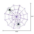 thumbnail image 3 of Halloween Giant LED Spider Web w/Green Lit Spider by Gemmy 69.09 in x 16.53 in x 70.47 in 7.60 lb, 3 of 6