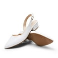 thumbnail image 5 of DREAM PAIRS Women's Pumps Slingback Kitten Low Block Heels Pointed Toe Wedding Party Dress Shoes for Women, 5 of 5
