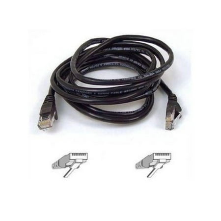 UPC: 0722868256794 | Belkin A3L791-18IN-BLK 18 in. Cat 5E Black Network Cable