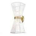 thumbnail image 3 of Golden Lighting Avon 2-light Wall Sconce in Brushed Champagne Brass, 3 of 12