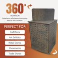 thumbnail image 3 of Expositor de madera perforada TORCHED DISPLAYS de 57 x 42,5 cm, 3 of 7