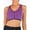 Purple, variant on FANNYC Women's Front Zipper Closure Sports Bra Padded Racerback High Impact Support Yoga Running Gym Workout Fitness Bras Top Seamless Post-Surgery Bra Size S-2XL