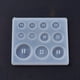 thumbnail image 1 of 10 moldes de silicona para botones, moldes para fundición de resina, 1 of 3