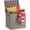 Light Brown, variant on EASY UP 30gallon outdoor resin deck box, weather-resistant and lockable, suitable for storing tools, clothing, and packages; ideal for garages, gardens, and bedrooms (black).Father's Day Gift