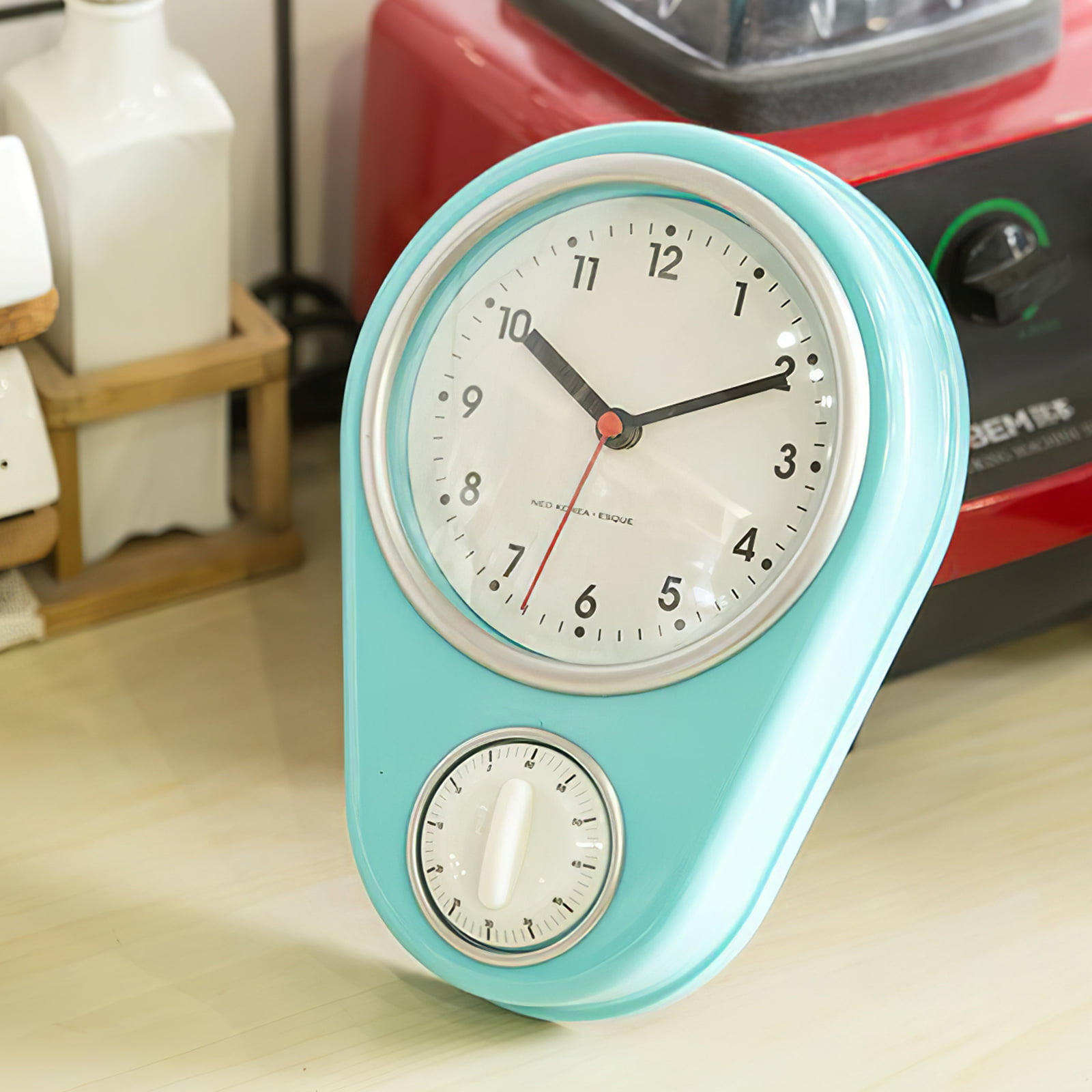 Retro Kitchen Timer Wall Clock Kitchen Timing Countdown Bell