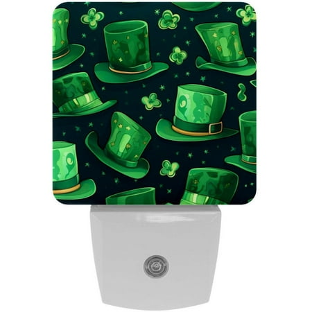 

St. Patrick s Day LED Square Night Lights - Modern Design Energy Efficient Indoor Lighting for Bedrooms Bathrooms and Hallways - 200 Characters