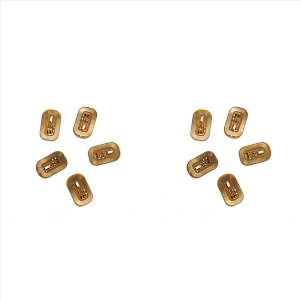 10 Uds NFC Flash Nail Sticker LED Chip Desnudo LáMpara Inteligente para UñAs Mejora de Pegatinas para UñAs, Azul