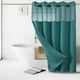 thumbnail image 5 of Cortina de Ducha Moonlightblue Sin Ganchos con Forro de Repuesto, Tela Impermeable de 230 G/M², Juego de Cortina de Ducha para Baño de Hotel con Malla, 5 of 6