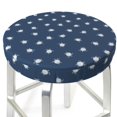 thumbnail image 3 of Easygdp Turtle Print Easy To Install Bar Stool Covers&Stool Covers Round&Elastic Stool Cover, Barstool Covers,Washable&Bottom With Elastic Edge-13 inch, 3 of 7