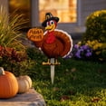 thumbnail image 7 of Thanksgiving Turkey Yard Decor, Fall Garden Stakes with Pumpkins, Weatherproof Turkey Outdoor Decorations for Home, Thanksgiving Holiday Garden Accessories, 7 of 7
