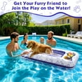 thumbnail image 5 of MoKo Dog Pool Float for Small, Medium and Large Dogs up to 220 lbs, 59 x 35 Inch, Blue, 5 of 7