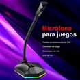 thumbnail image 2 of Usb Micrófono De Escritorio Condensador Plug-and-play Gamer Chat 360 Grados Gamer  microfono, gamer, 360, 2 of 7