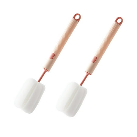 

Removable Sponge Cup Brush with Handle Handheld Bottle Cleaning Tool