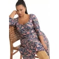 thumbnail image 4 of June & Vie Women's Plus Size Sweetheart Swing Dress, 4 of 6