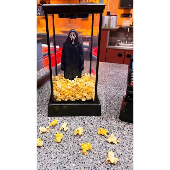 2026 Horror Movie Ghost Face Display Case LED Popcorn Bucket
